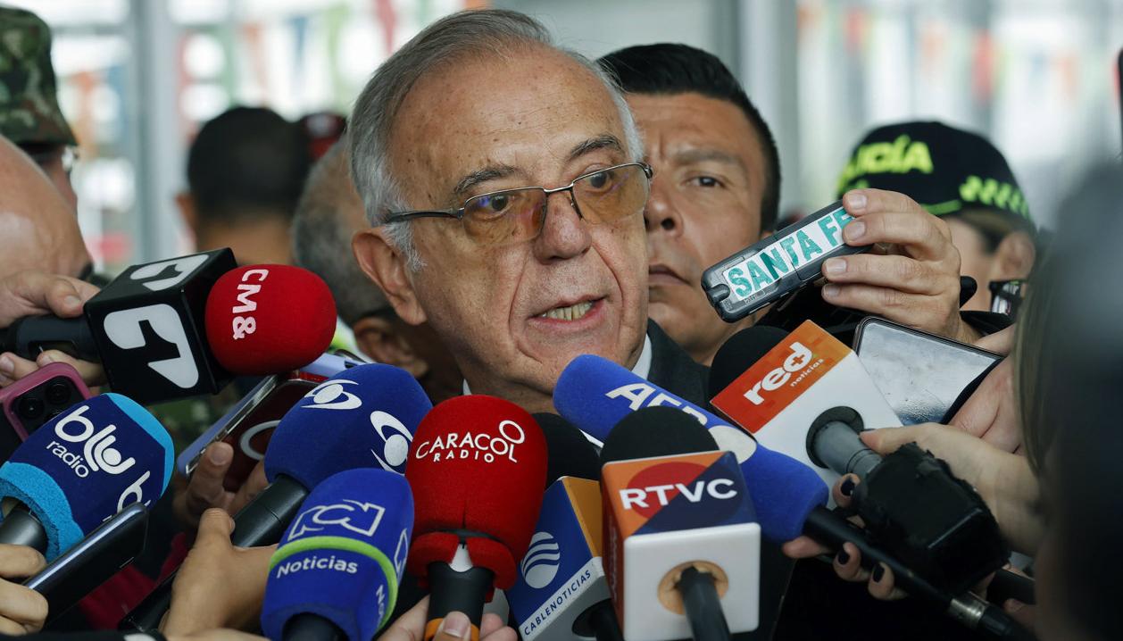 El Ministro de Defensa, Iván Velásquez.