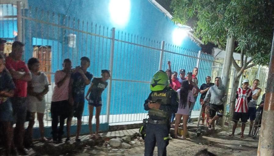 Lugar de los hechos en el barrio Los Cedros.