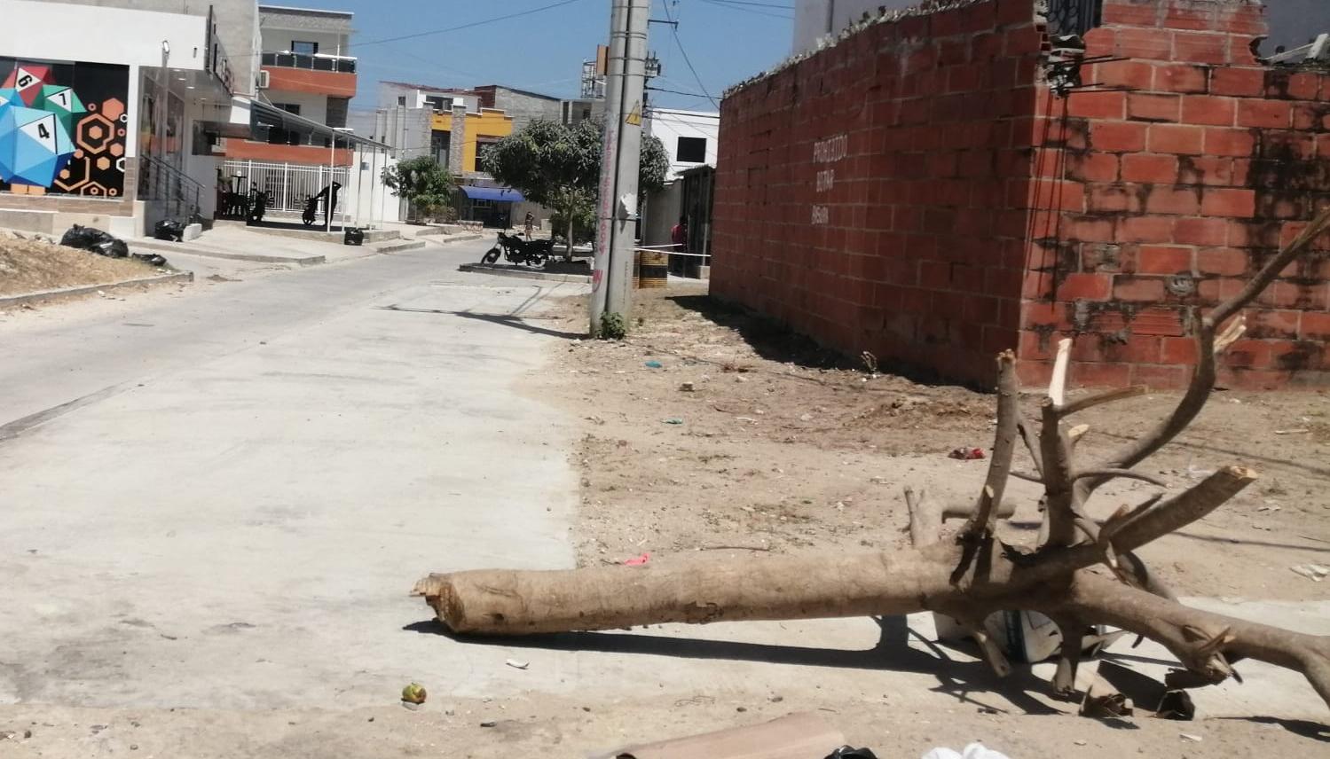 Calle 78 con carrera 13, barrio Reserva de Los Almendros.