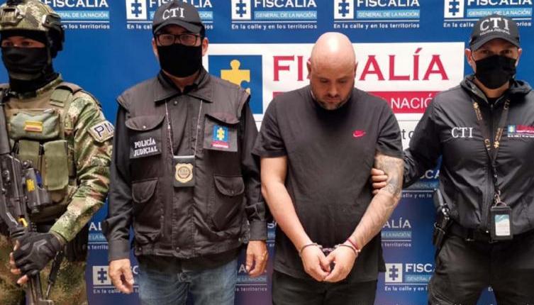 Julián Esteban Caro el día de su captura.