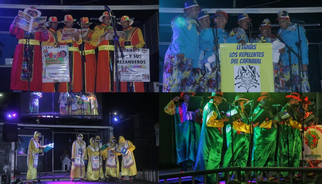 Presentaciones de grupos de letanías.