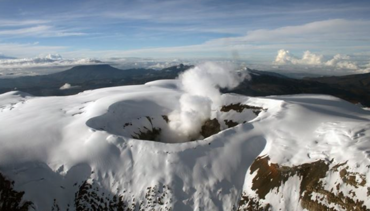 Volcán Nevado del Ruiz.
