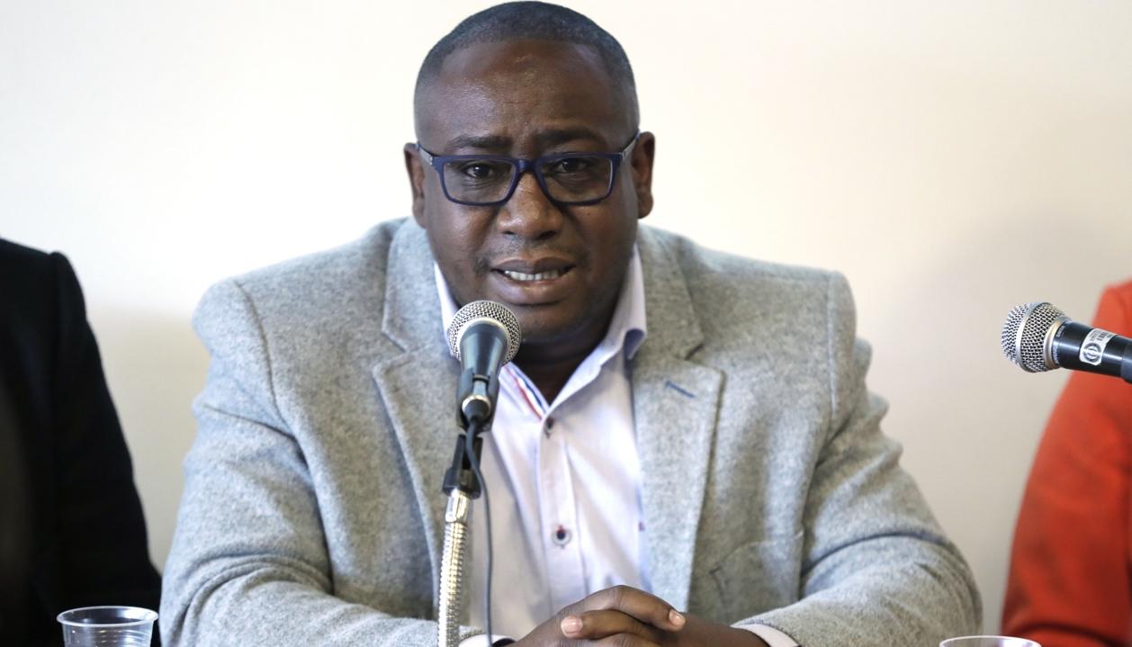 El excomisionado de la Verdad y líder social del departamento del Chocó, Leyner Palacios.