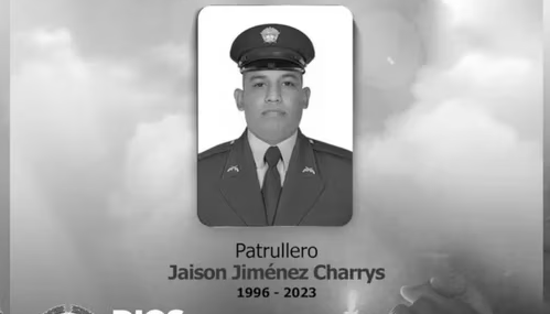 Patrullero Jaison Jiménez Charrys.