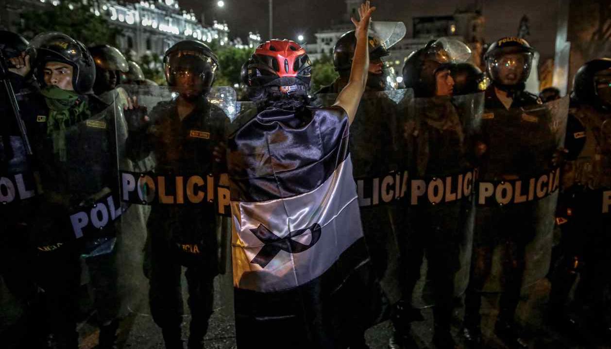 Imagen de las protestas.