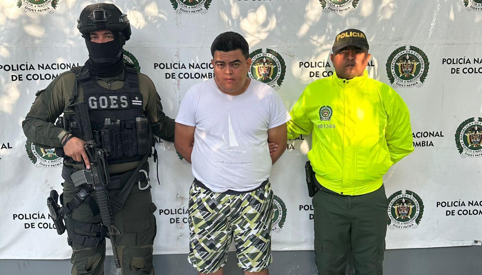 Fabian Arturo Llamas Pacheco, el capturado.