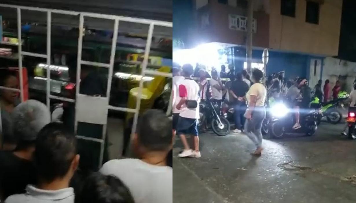 Lugar de los hechos en el barrio San Felipe.