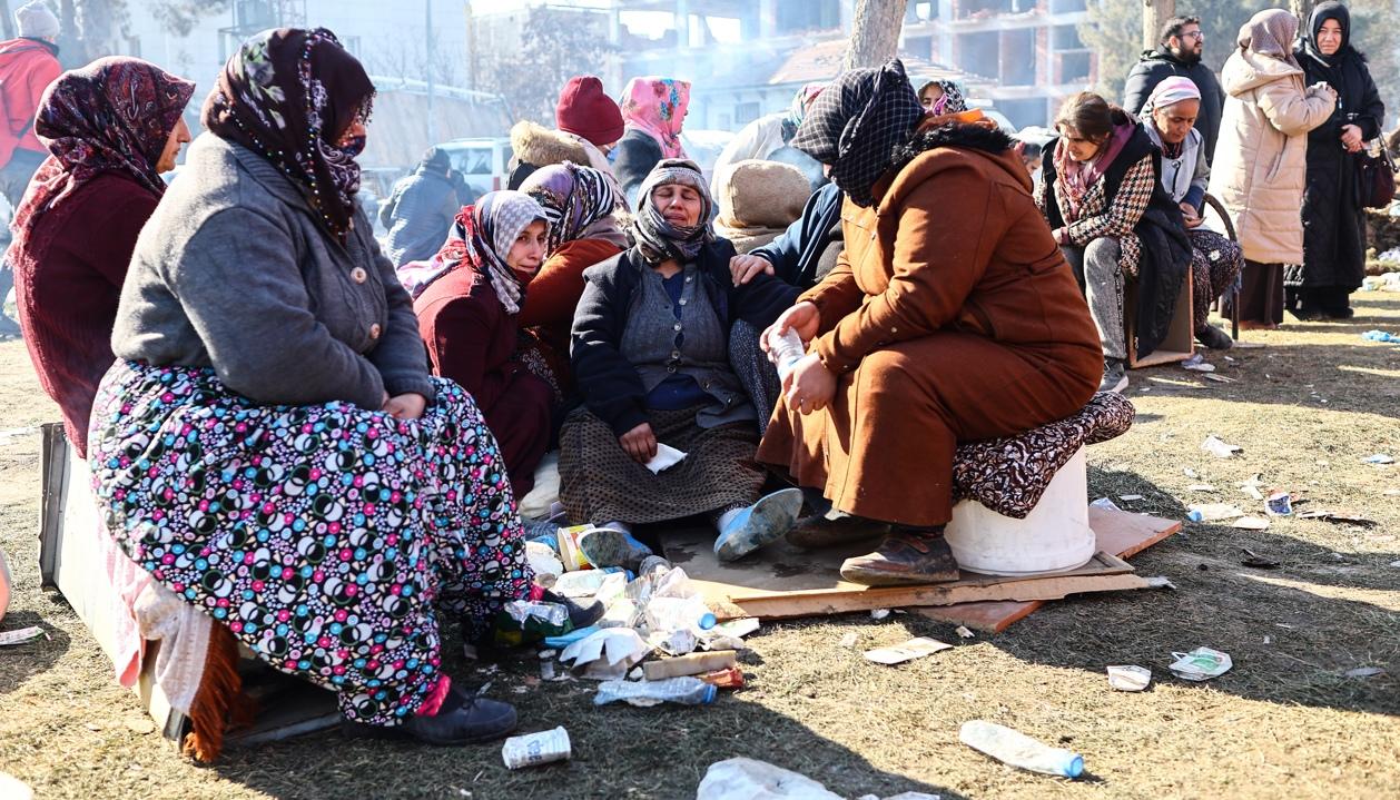 Damnificados en Turquía.