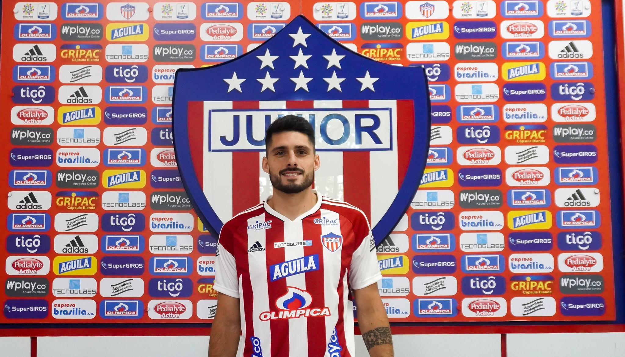 Federico Andueza se puso por primera vez la camiseta del Junior.