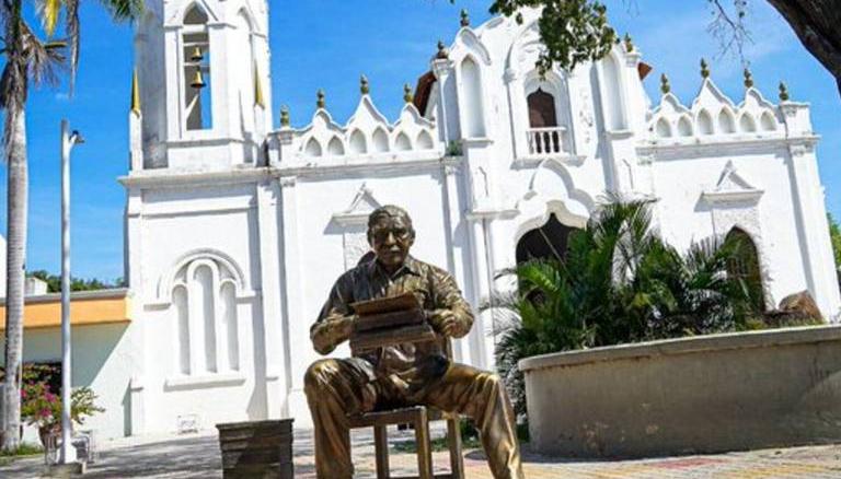 Imagen de la Plaza Central de Aracataca.