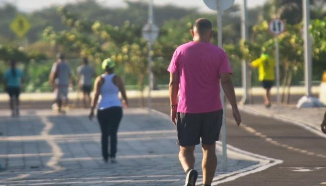 El Gran Malecón es uno de los sitios preferidos para las actividades físicas.