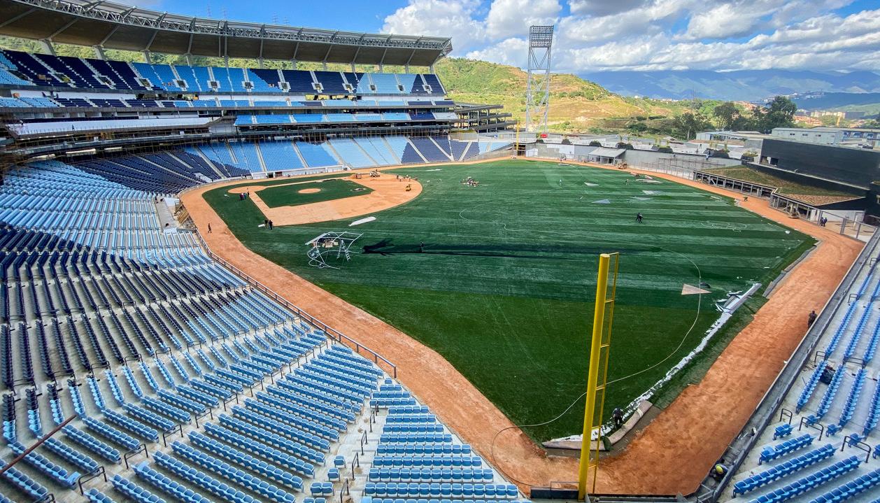Estadio La Rinconada, escenario de la Serie del Caribe. 