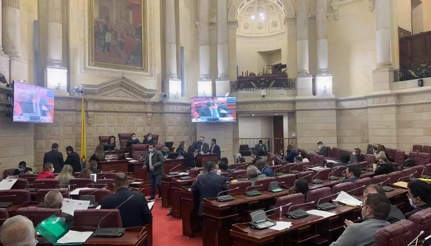 Comisión Primera de la Cámara en sesión.