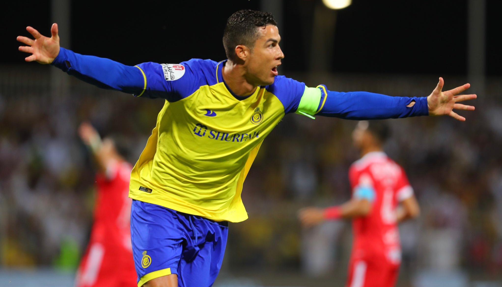 Cristiano Ronaldo celebra uno de sus goles con el Al Nassr.