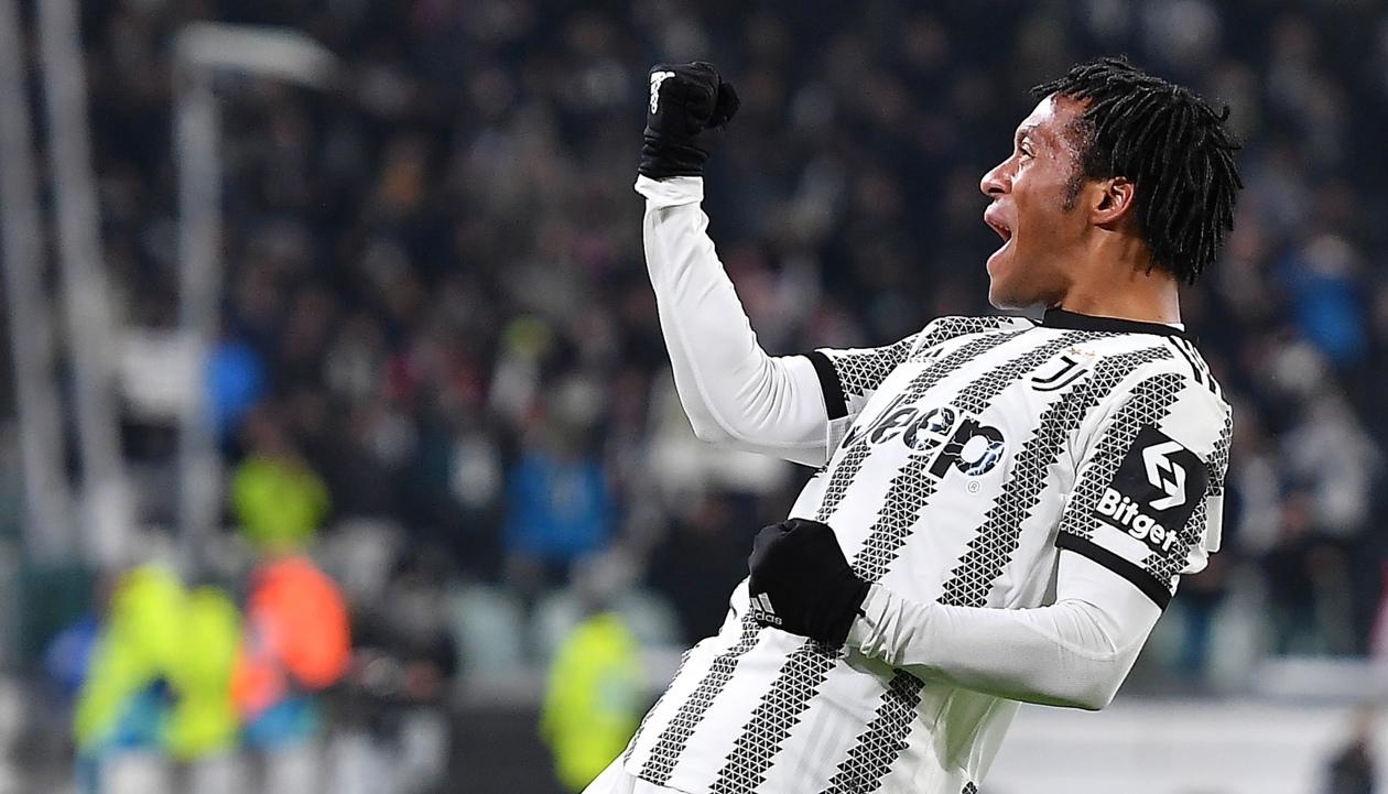 Juan Guillermo Cuadrado marcó el 1-1 para la Juve en el minuto 16.