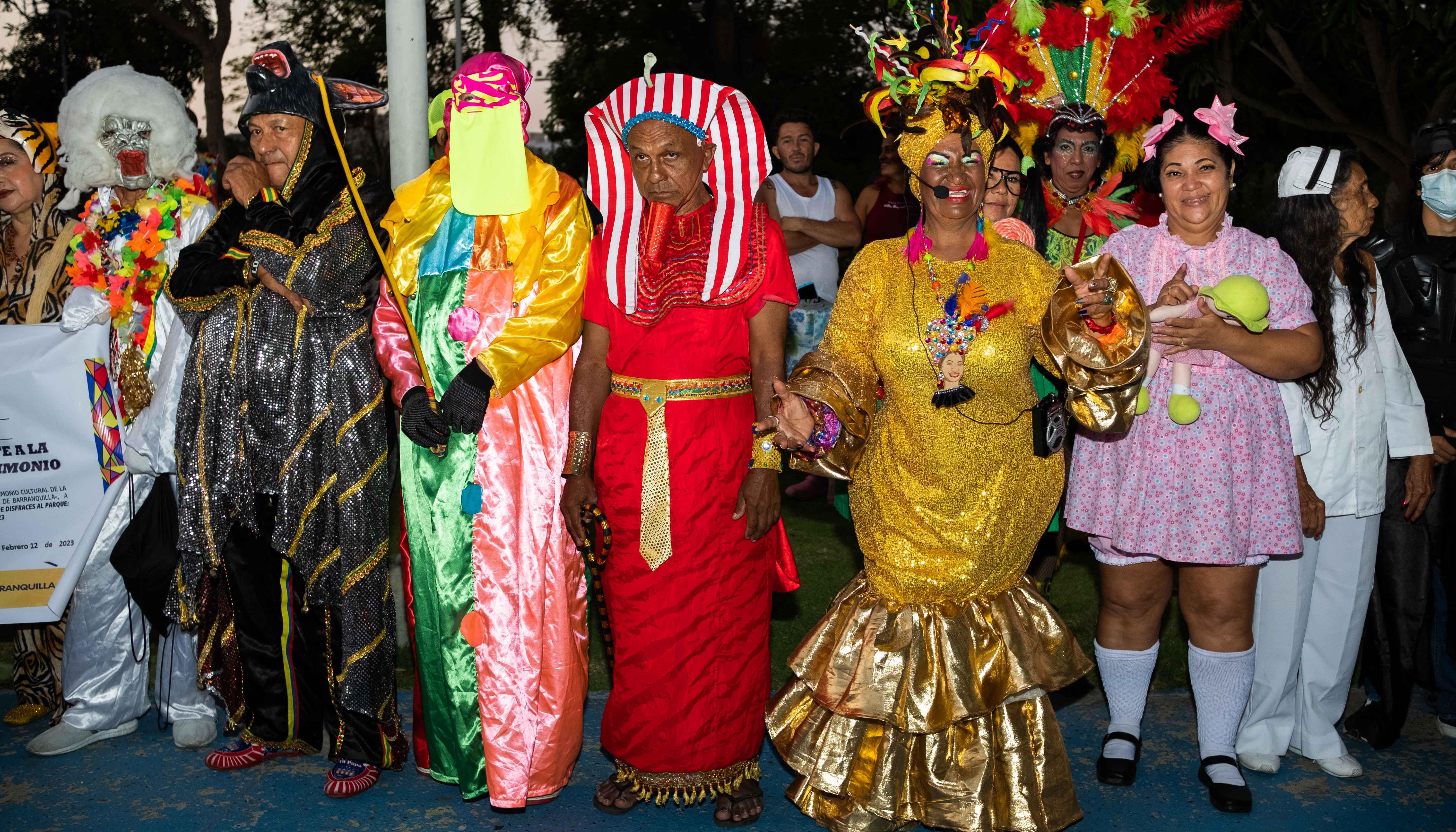 El evento de Fundicarnaval en el parque del barrio Las Mercedes