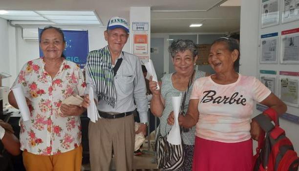 Entre los indemnizados hay personas mayores de 68 años.