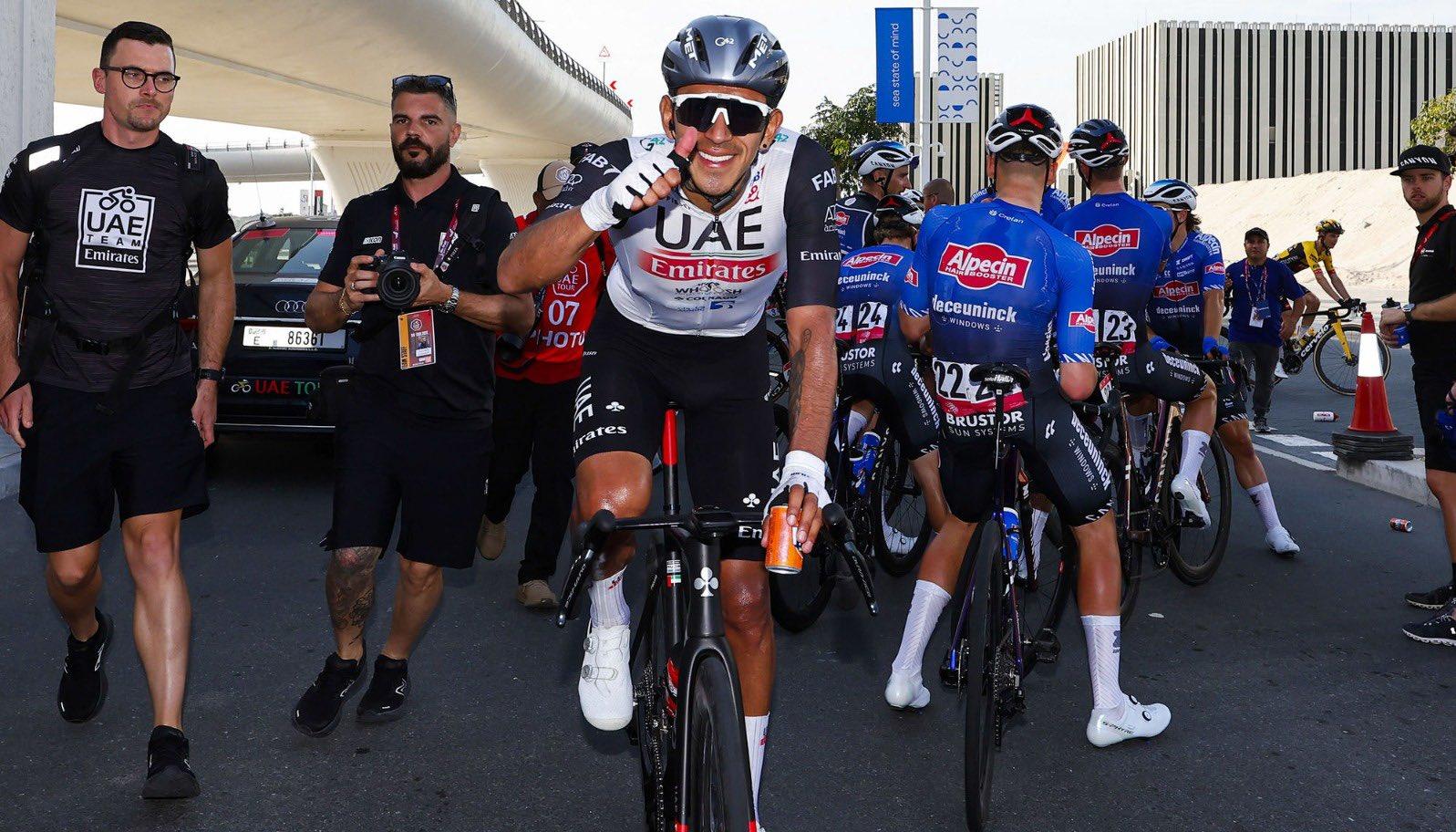 Juan Sebastián Molano, corredor colombiano del UAE Emirates.