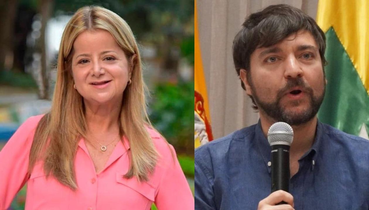 La gobernadora Elsa Noguera y el alcalde Jaime Pumarejo