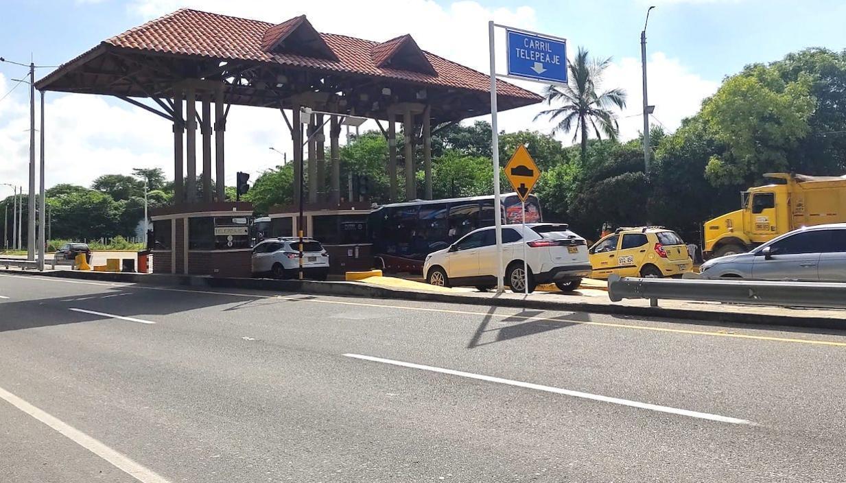 Peaje Papiros en Puerto Colombia.