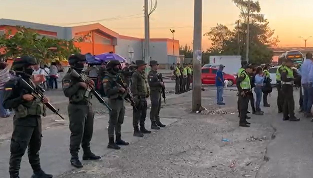 Policía Metropolitana de Barranquilla.