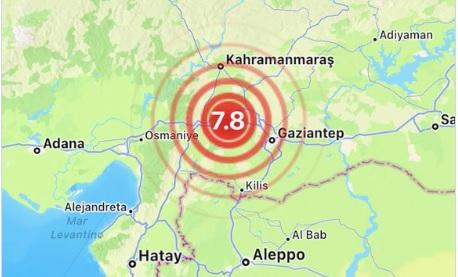 El sismo se registró a 23 kilómetros al este de la ciudad de Nurdag.