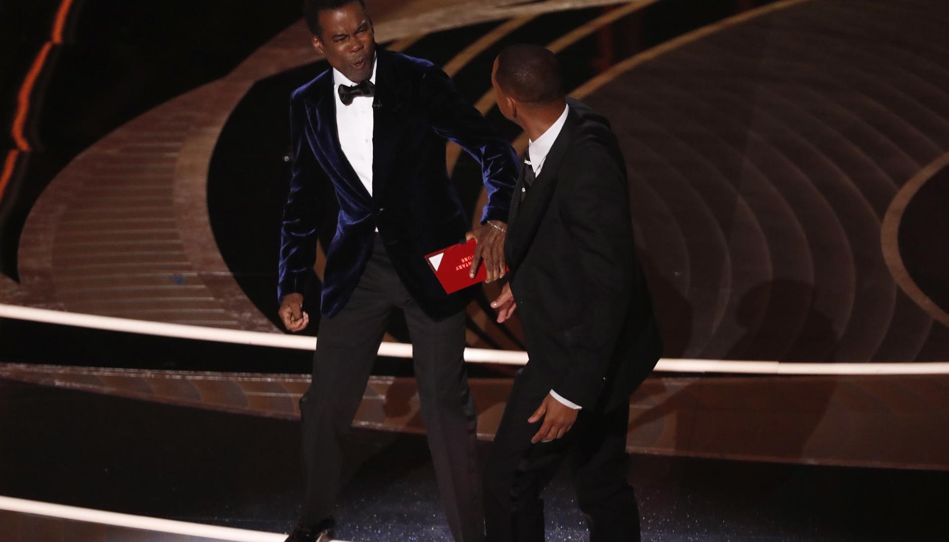 El momento de la bofetada de Will Smith a Chris Rock 