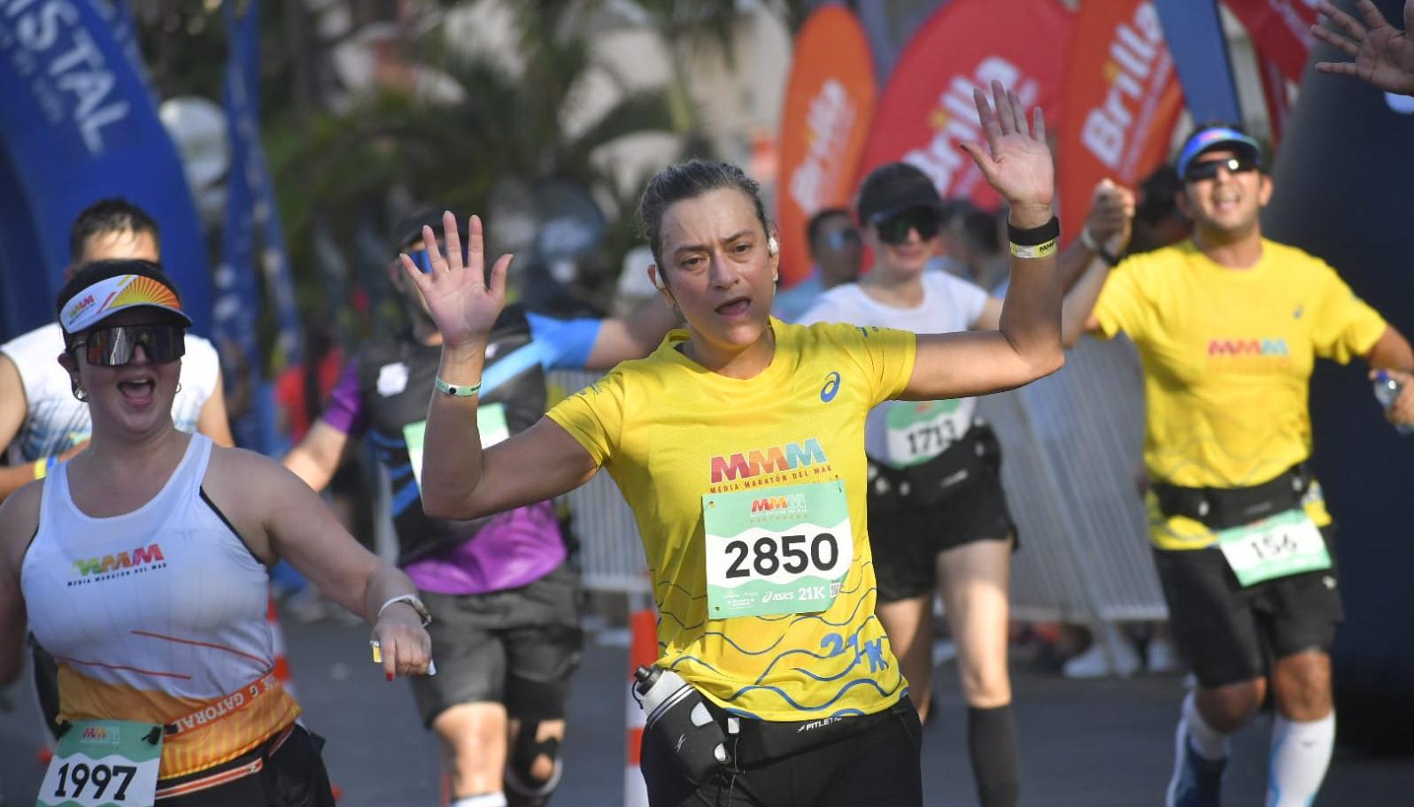 Leidy Romero, vencedora en la rama femenina.