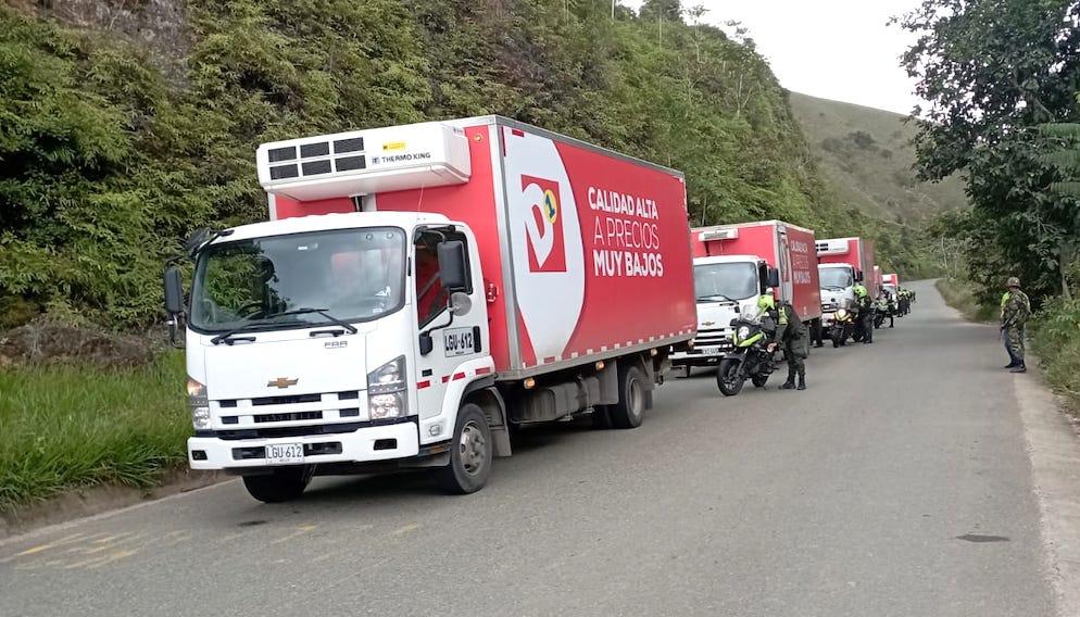 El transporte de alimentos, uno de los sectores más afectados.