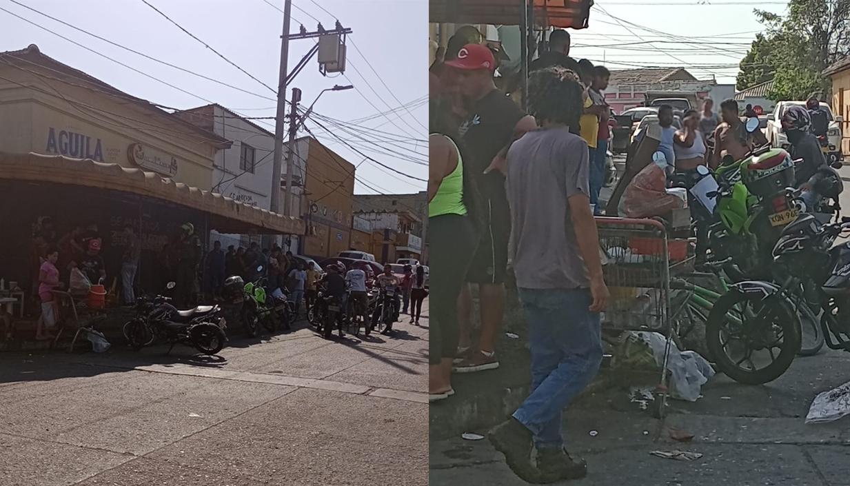 Lugar donde se presentó el ataque a bala. 