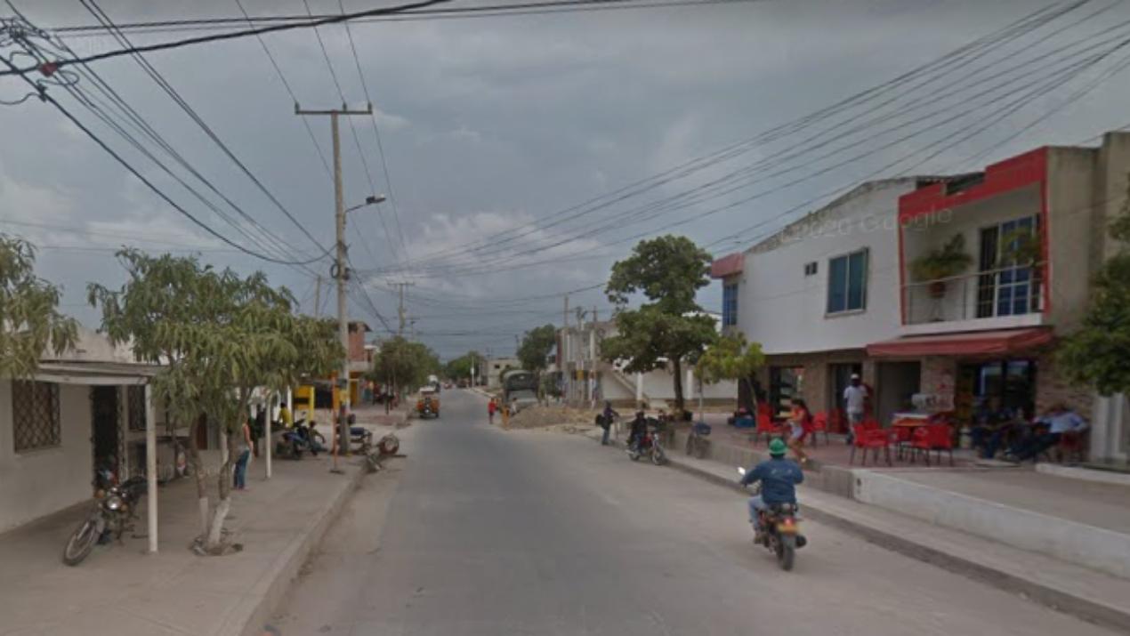 Calle 48 con carrera 17, barrio Normandía. 