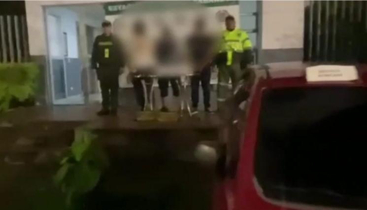 Capturados por la Policía.