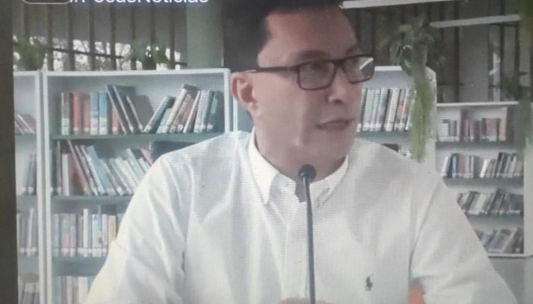 Carlos Caicedo Omar, en audiencia.