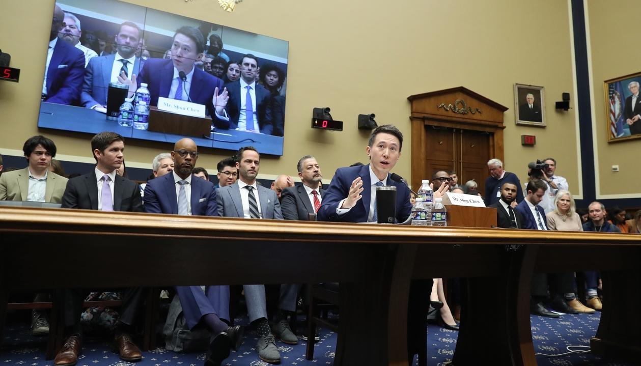 El CEO de TikTok, Shou Zi Chew.