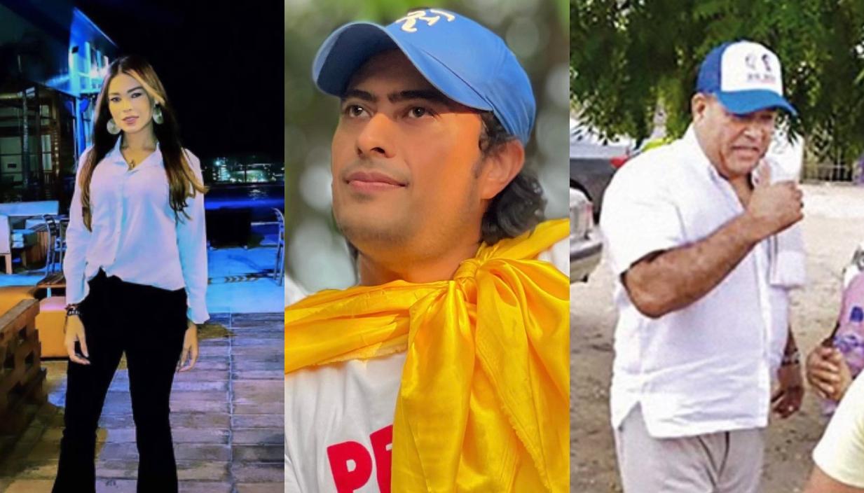 Day Vásquez, Nicolás Petro y Samuel Santa Lopesierra, alias 'Hombre Marlboro'.