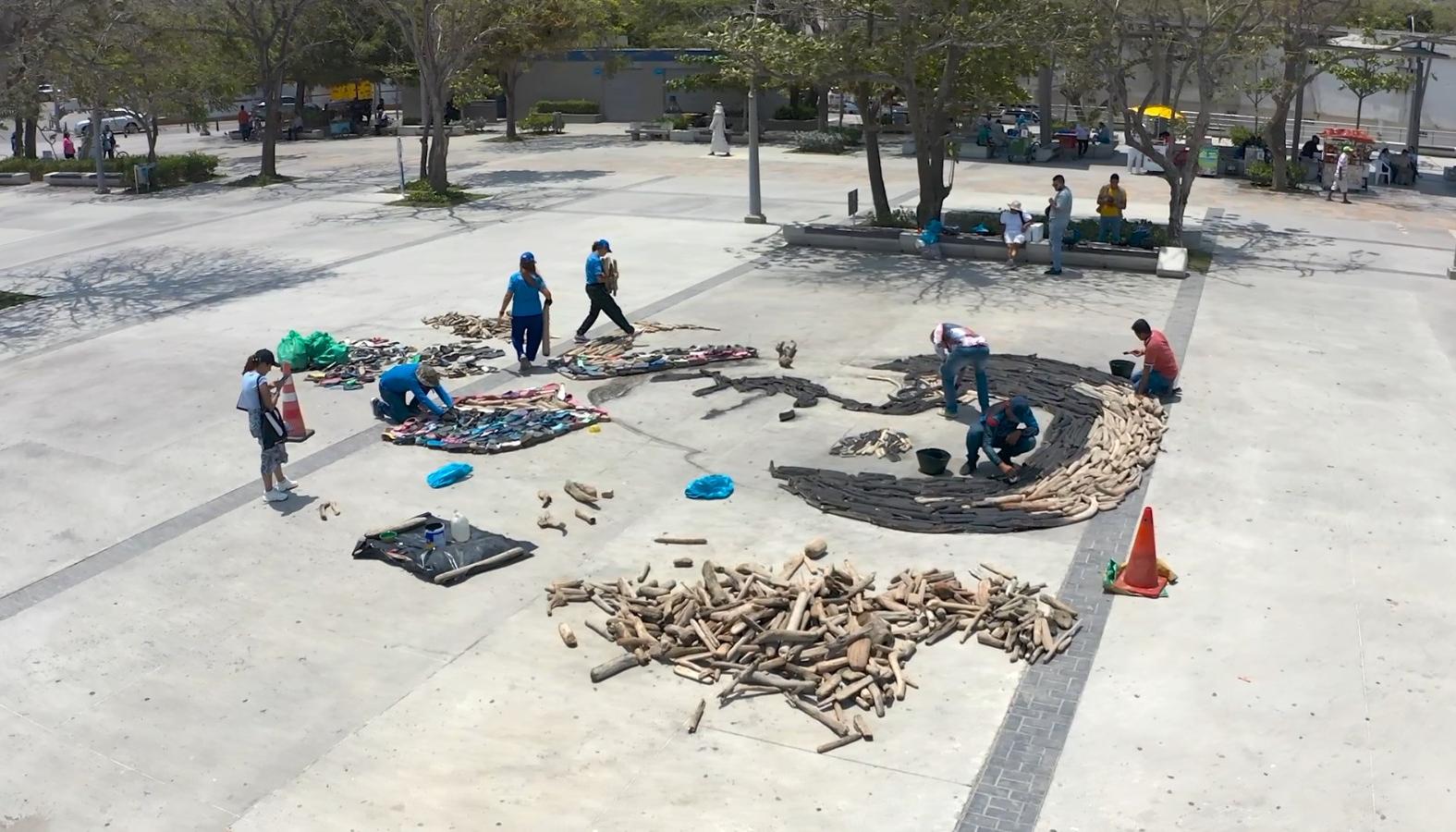 Los desechos que son recogidos.