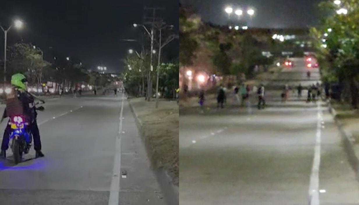 Enfrentamiento de pandillas en La Circunvalar. 