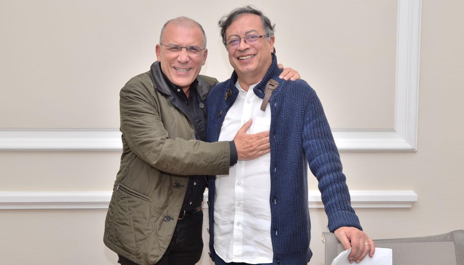 Roy Barreras, presidente del Congreso, tras la reunión con el Presidente Gustavo Petro.