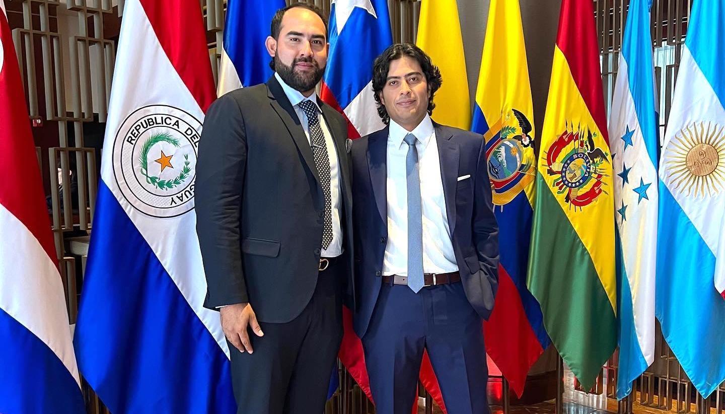 Germán Londoño con Nicolás Petro.