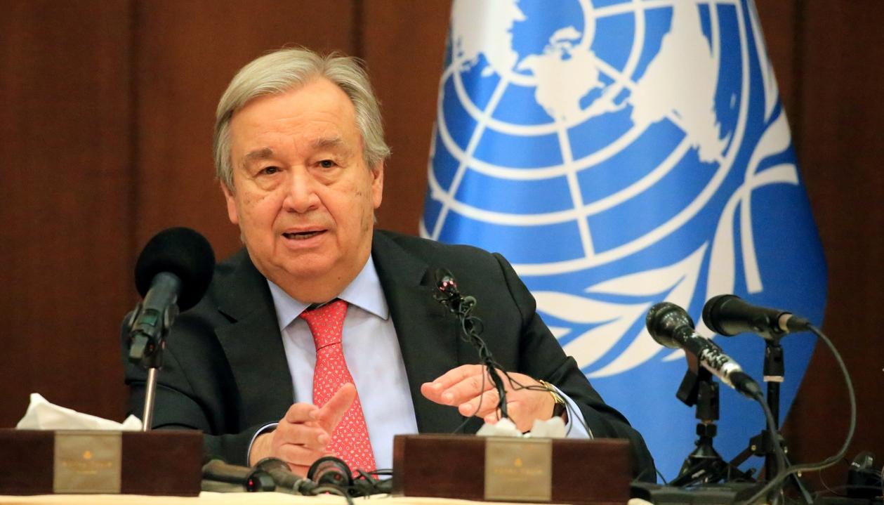 El secretario general de la ONU, António Guterres.