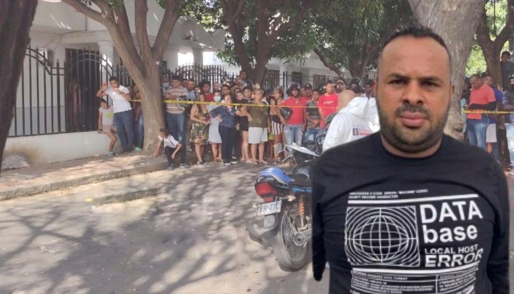 Hexavier Jesús Saavedra Aldana, alias ‘Valenciano’, murió en el lugar de los hechos. 