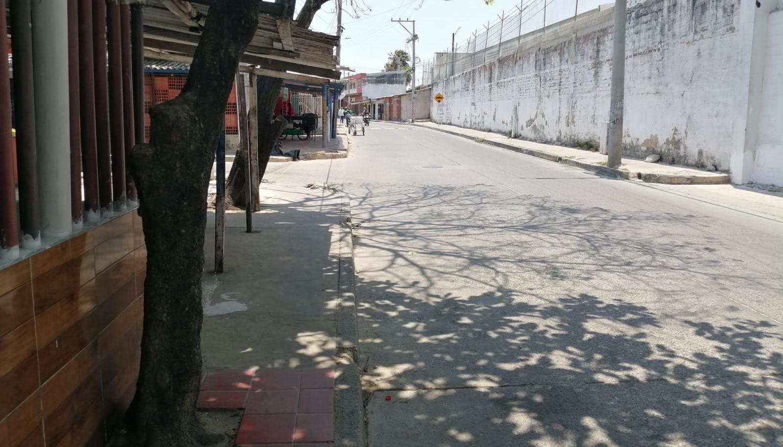 Lugar donde fue hallado el cuerpo del hombre.