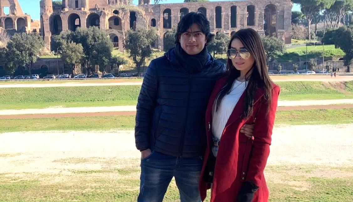 Nicolás Petro con su expareja Daysuris del Carmen Vásquez.