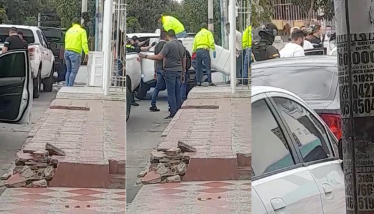 Operativo en el barrio Chiquinquirá. 