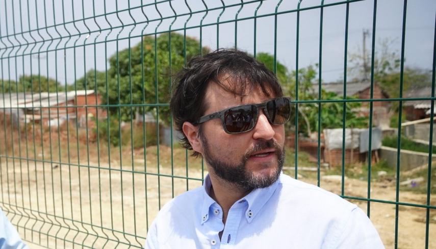 El Alcalde de Barranquilla, Jaime Pumarejo.