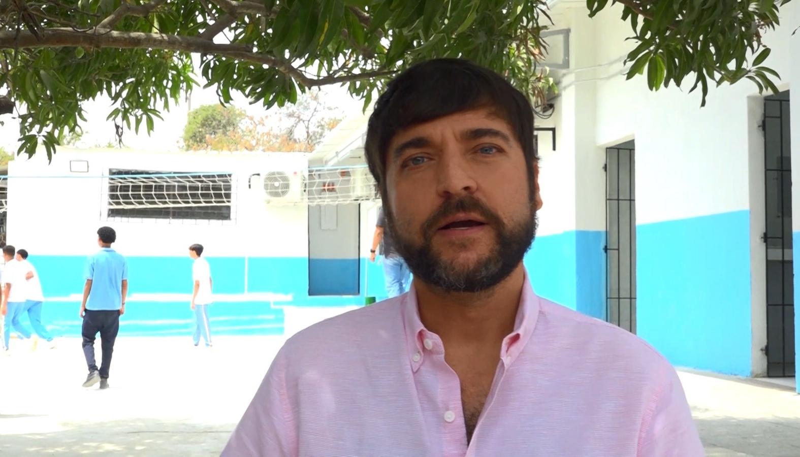 El Alcalde de Barranquilla, Jaime Pumarejo.