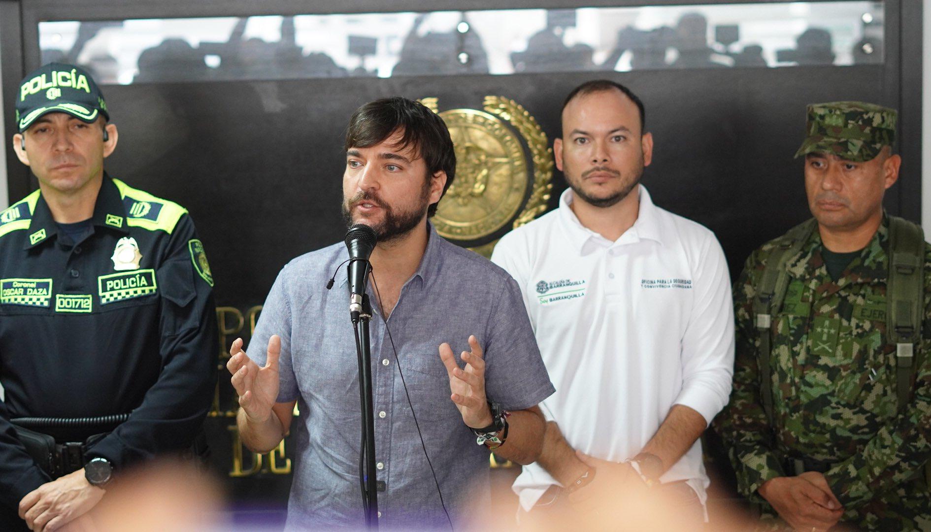El Alcalde de Barranquilla, Jaime Pumarejo.