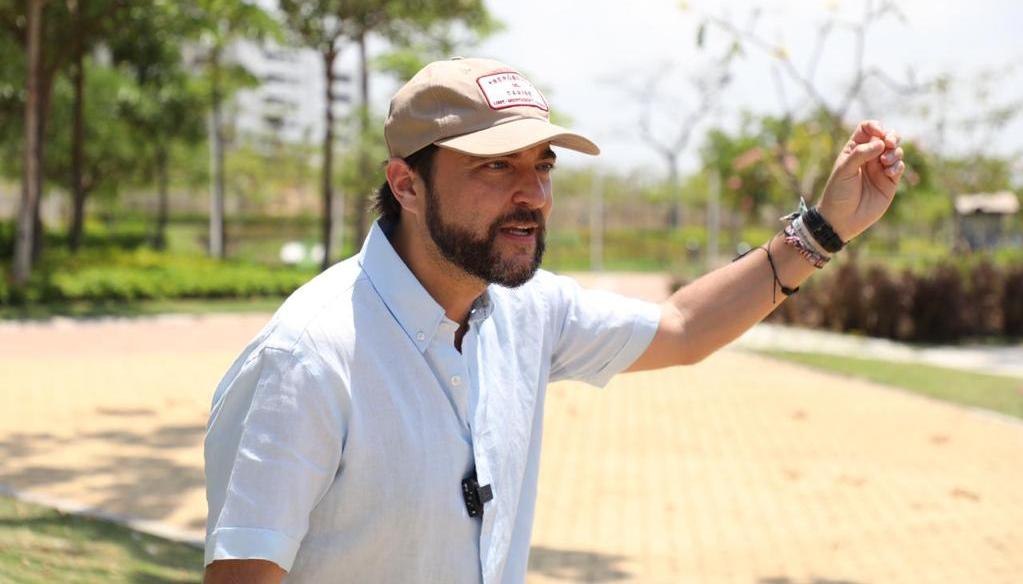 El Alcalde de Barranquilla, Jaime Pumarejo.