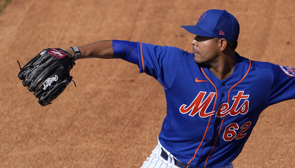 José Quintana, lanzador colombiano de los Mets de Nueva York. 