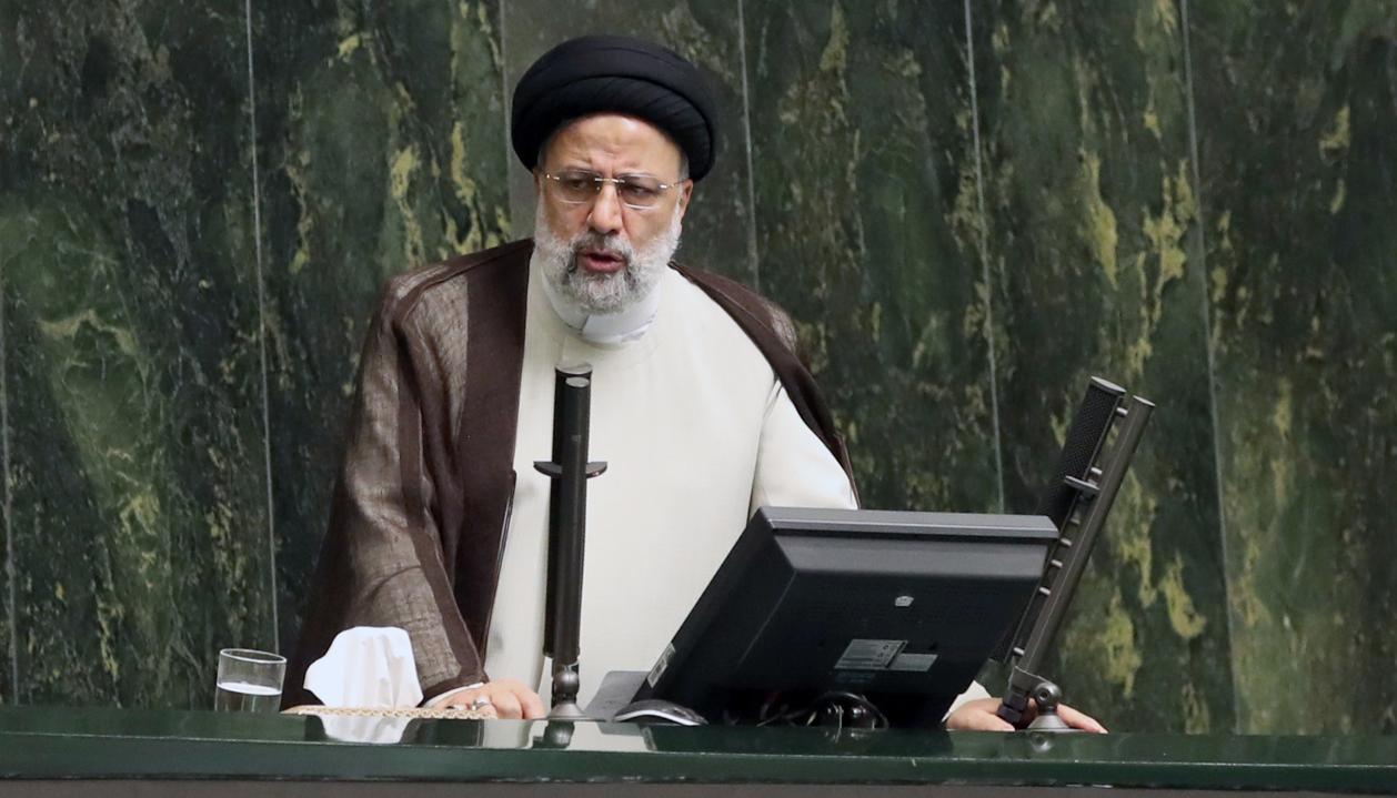 El presidente de Irán, Ebrahim Raisí.